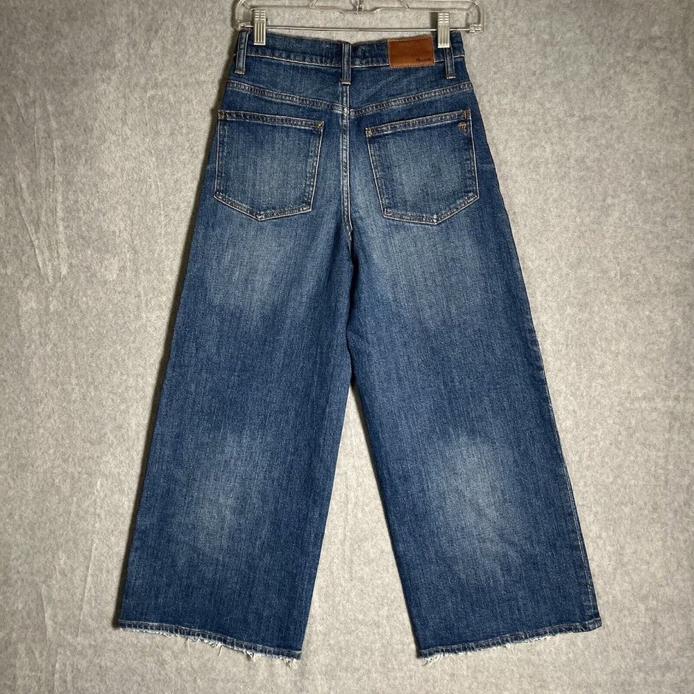 Madewell Wide Leg Crop in Finney Wash - Picture 7 of 15